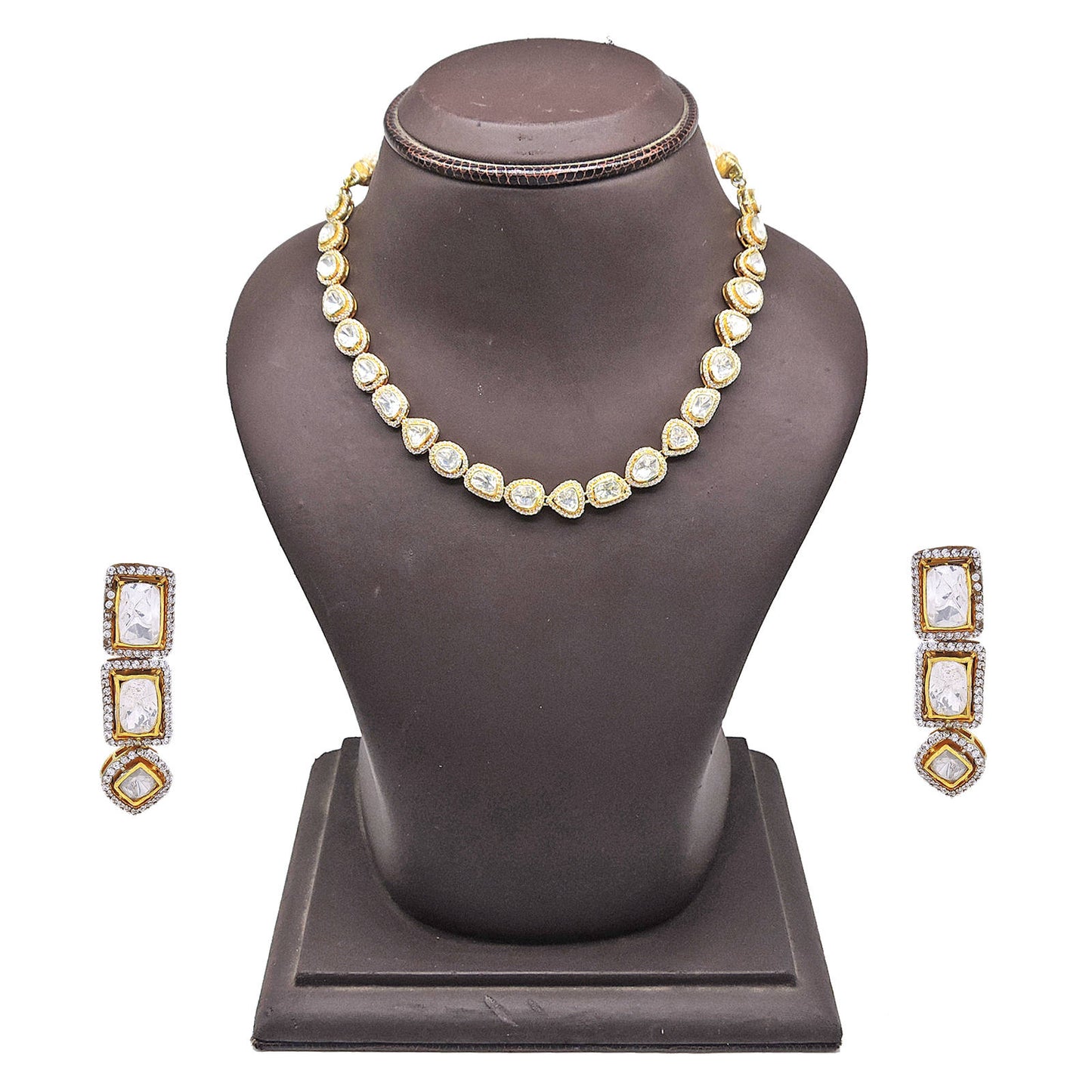 Gauhar Collar Necklace Polki Set