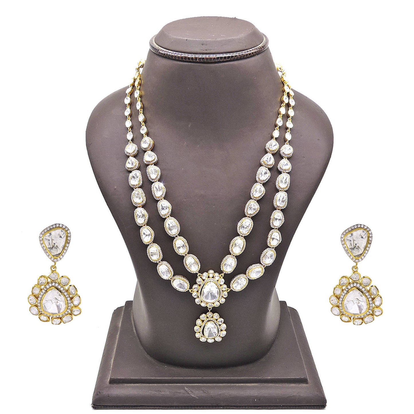 Deepika Collar Necklace Polki Set