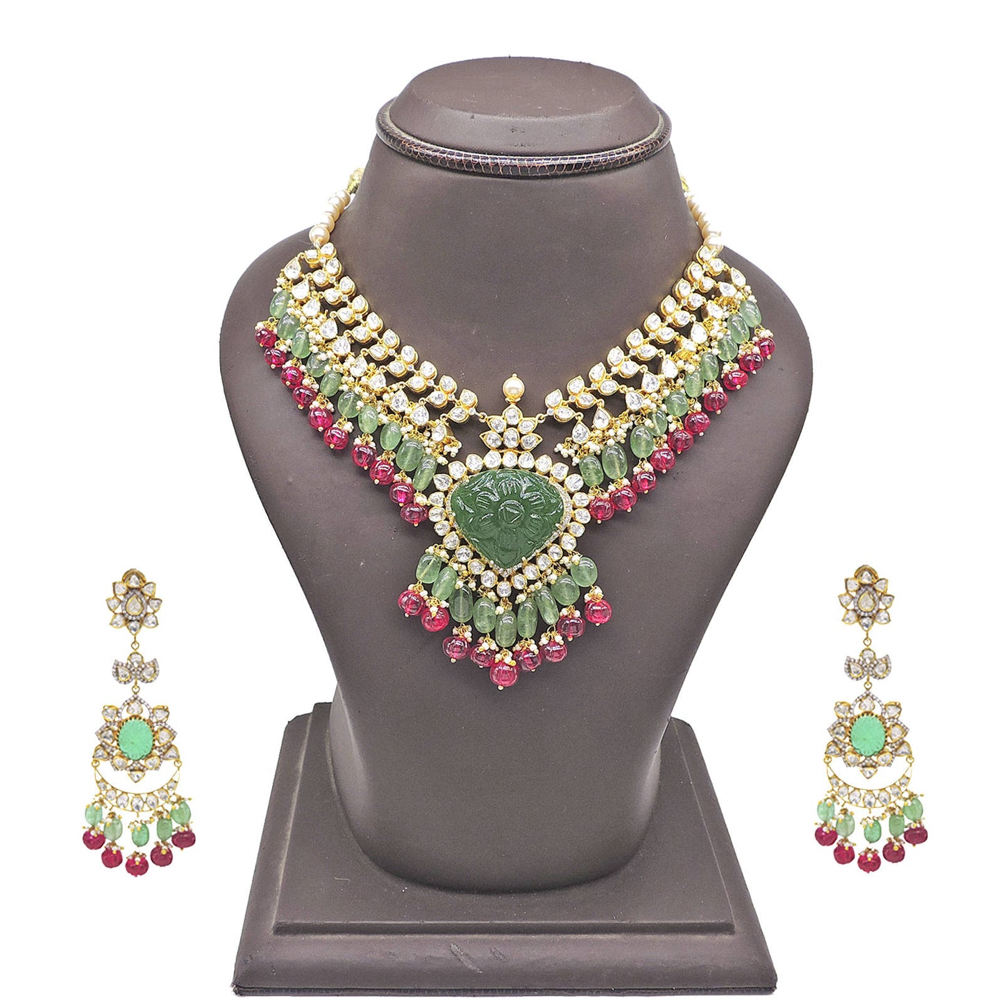 Apsara Necklace Polki Set